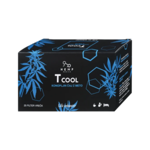 Hemp Medica T Cool konopljin čaj z meto, pomirjujoča zeliščna mešanica, 25 filter vrečk.